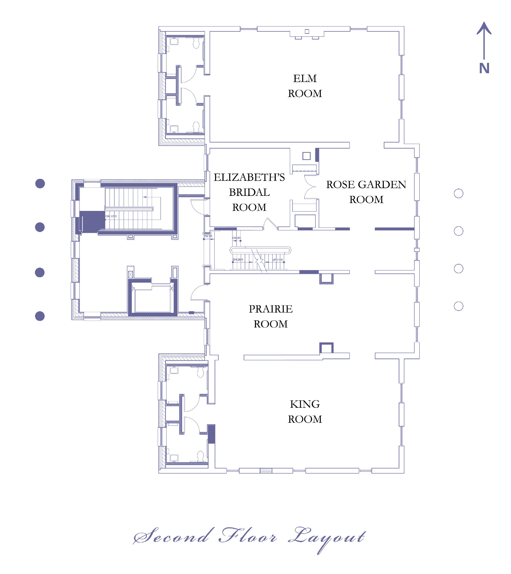 Wilder Mansion Second Floor Plan