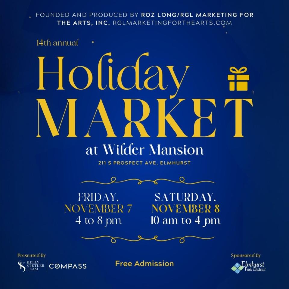 Holiday Market November 7 and 8